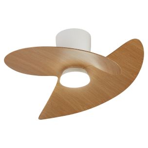 Стельовий світильник- вентилятор із LED-підсвіткою ONA BLANCO-MADERA