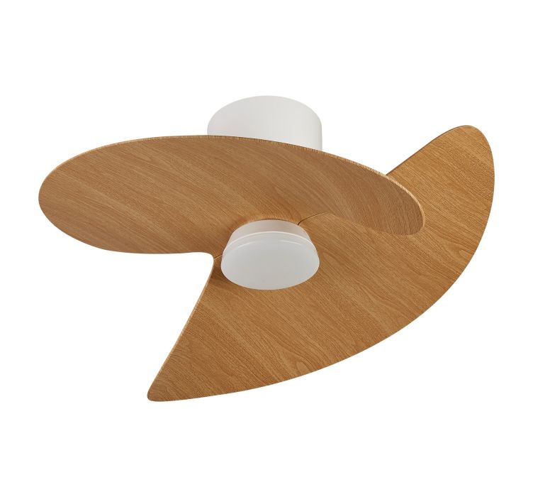 Стельовий світильник- вентилятор із LED-підсвіткою ONA BLANCO-MADERA6
