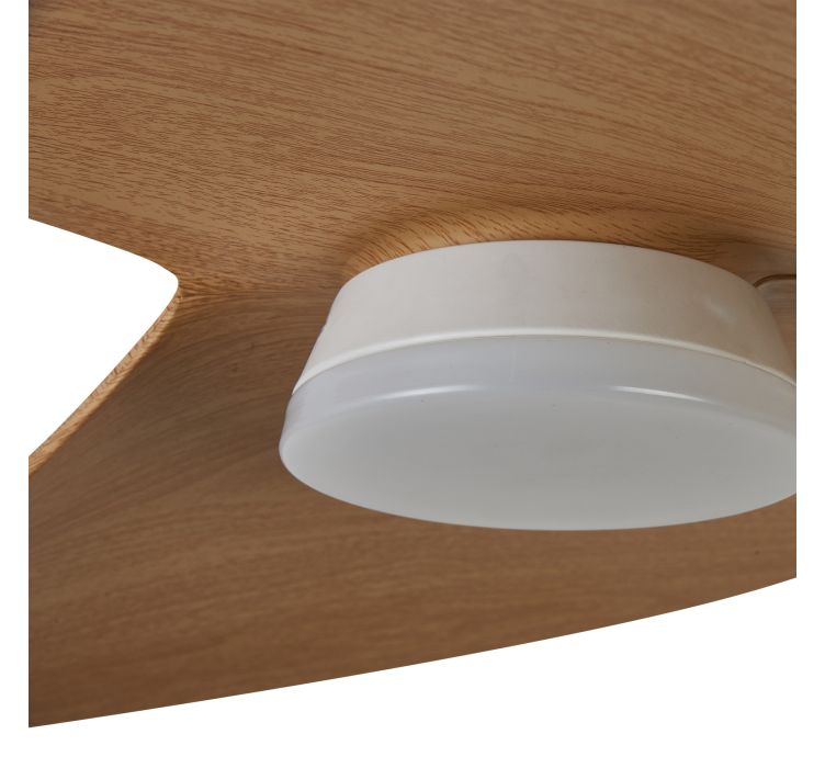 Стельовий світильник- вентилятор із LED-підсвіткою ONA BLANCO-MADERA7