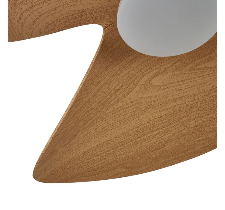 Стельовий світильник- вентилятор із LED-підсвіткою ONA BLANCO-MADERA8
