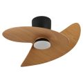 Стельовий світильник- вентилятор із LED-підсвіткою ONA NEGRO-MADERA6