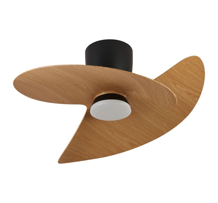 Стельовий світильник- вентилятор із LED-підсвіткою ONA NEGRO-MADERA6