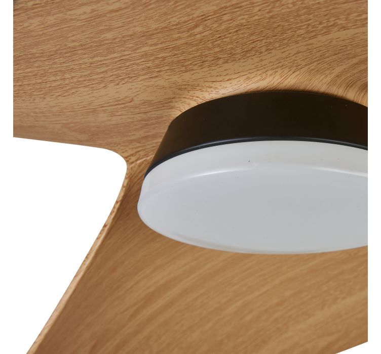 Стельовий світильник- вентилятор із LED-підсвіткою ONA NEGRO-MADERA7