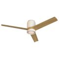 Стельовий вентилятор із люстрою CERAMICA L PLAFON / VENTILADOR (BLANCO-MADERA)2