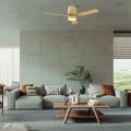 Стельовий вентилятор із люстрою CERAMICA L PLAFON / VENTILADOR (CERAMICA-MADERA)8