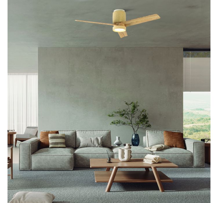 Стельовий вентилятор із люстрою CERAMICA L PLAFON / VENTILADOR (CERAMICA-MADERA)8