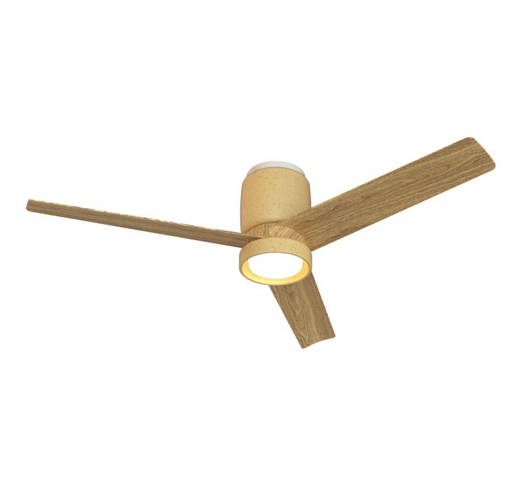 Стельовий вентилятор із люстрою CERAMICA L PLAFON / VENTILADOR (CERAMICA-MADERA)1