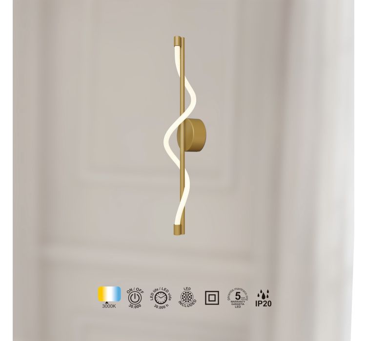 Світлодіодне настінне бра FUGAZ APLIQUE LED - ORO 2