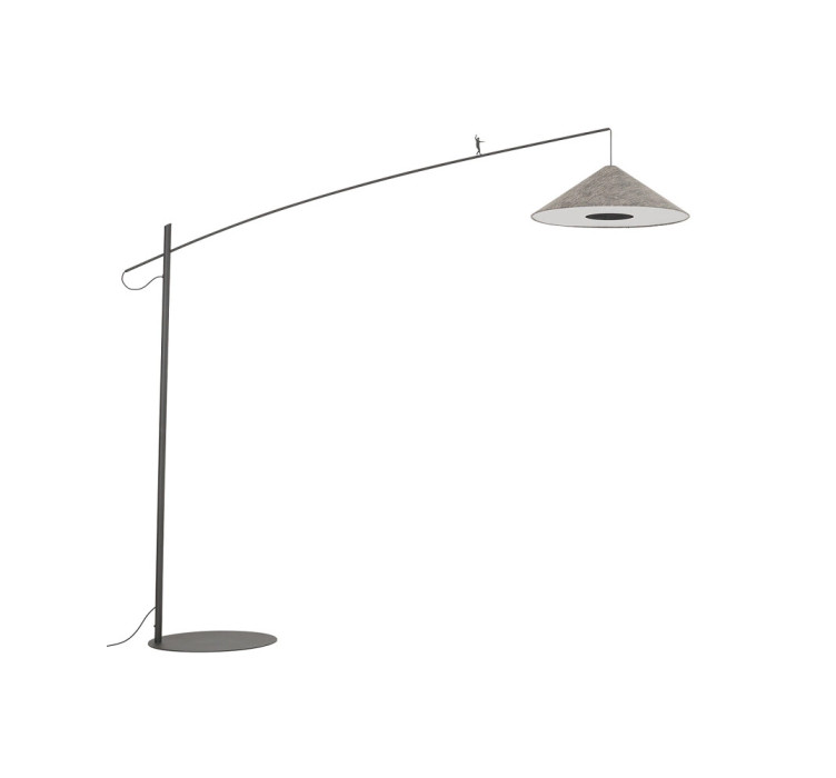 Торшер Nowodvorski 11767 Poise A E27 1x25W IP20 темно-сірий1
