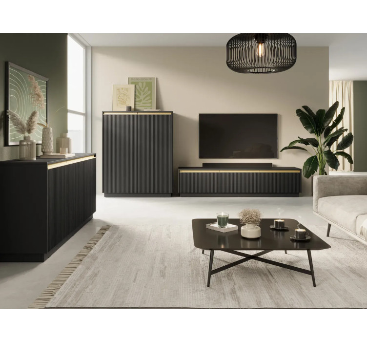 Тумба TV ROYAL RTV180 черный2