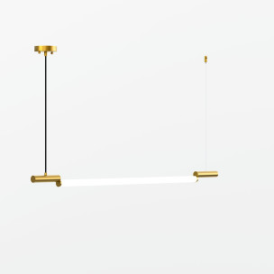 Люстра LINE switch, арт. 37965 світла латунь