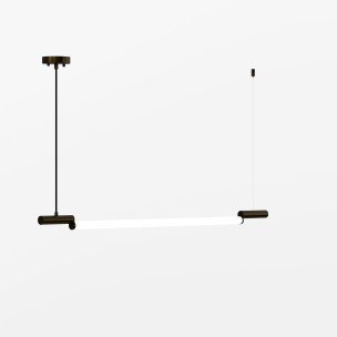Люстра LINE switch, арт. 37965 темна латунь