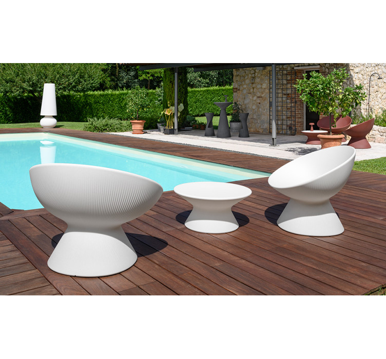Лаунж-крісло Fade 8455 U1 White Light (8455U1)5