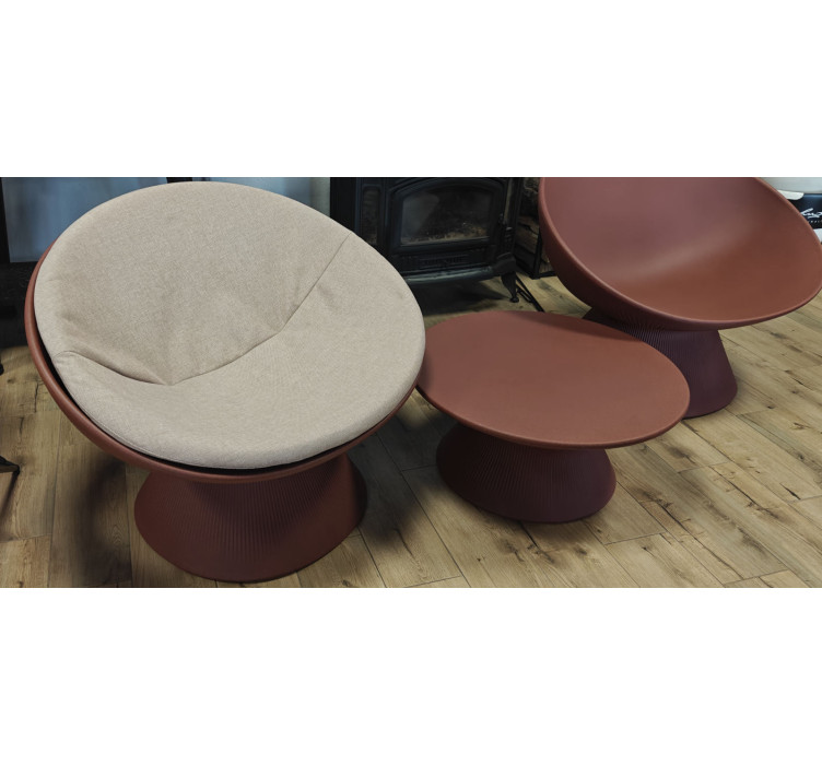 Лаунж-крісло Fade Relax Granite з подушкою (6455S4-30121)5