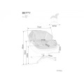 Крісло BETTY бежевий5