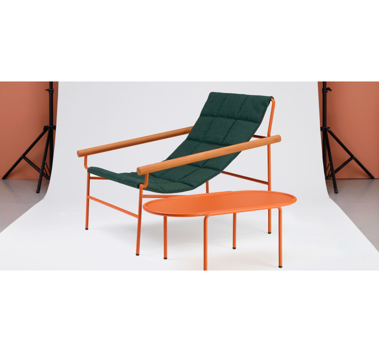 Лаунж-крісло DRESS CODE Glam 2583 Terracotta Emerald2