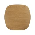 Стіл журнальний кавовий Kuma 80×80 см Дуб2