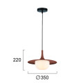 Підвісний світильник Single Light Brown Fred3