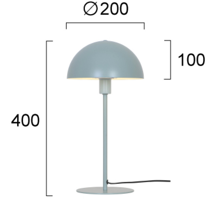 Настільна лампа Kody Green Table Lamp3