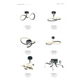 Світильник стельовий LED VISO MX9932-2-3BD Zuma Line чорний2
