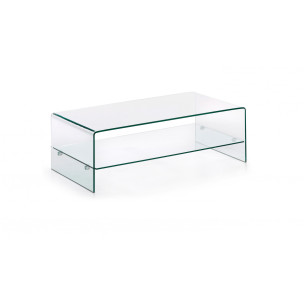 Кавовий стіл BURANO 110x55 прозоре скло