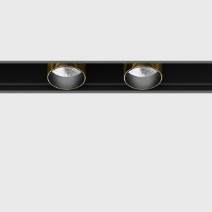 Світильник прожекторний IN_LINE TUB XS A 22 X2, D22, H23mm, LED 4W, 3000К, латунь (06.2221.4.930.BR)