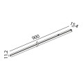 Светильник линейный MINI_LINE42 LINEA 900, L900mm, W15,4mm, H11,2mm, Bridgelux 18W, 1185Lm, 3000K, opal, CRI>90, IP 20, белый (07.9000.18.930.WH)2