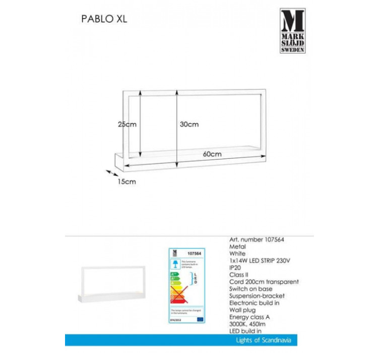 Бра Markslojd PABLO 1075642