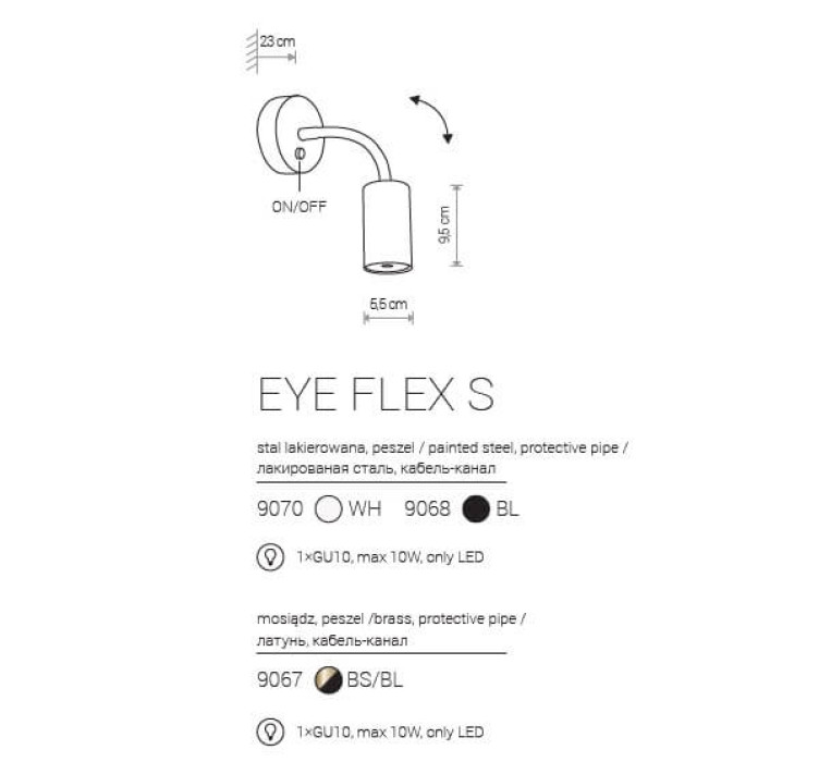 Бра Nowodvorski EYE FLEX S 90683