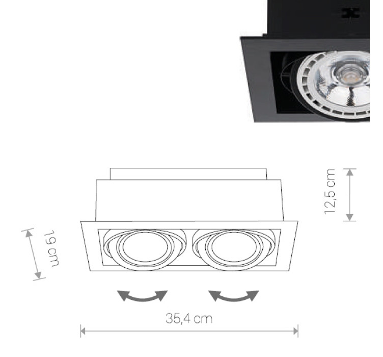 Светильник типа Downlight Nowodvorski DOWNLIGHT ES111 95702