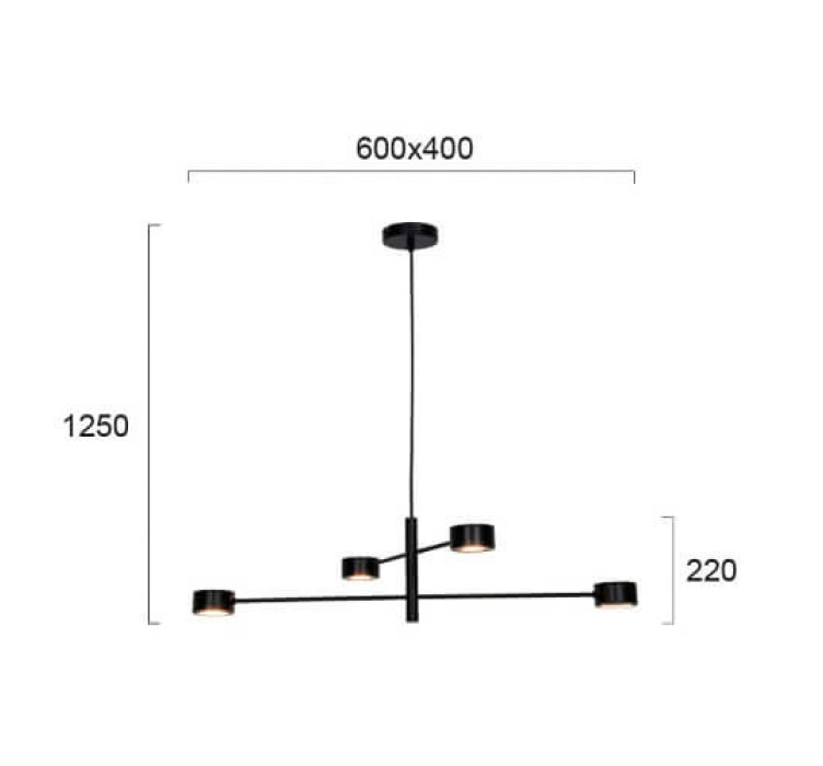 Люстра Viokef PRIMA 42581002